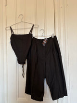 Upcycled two piece wool set