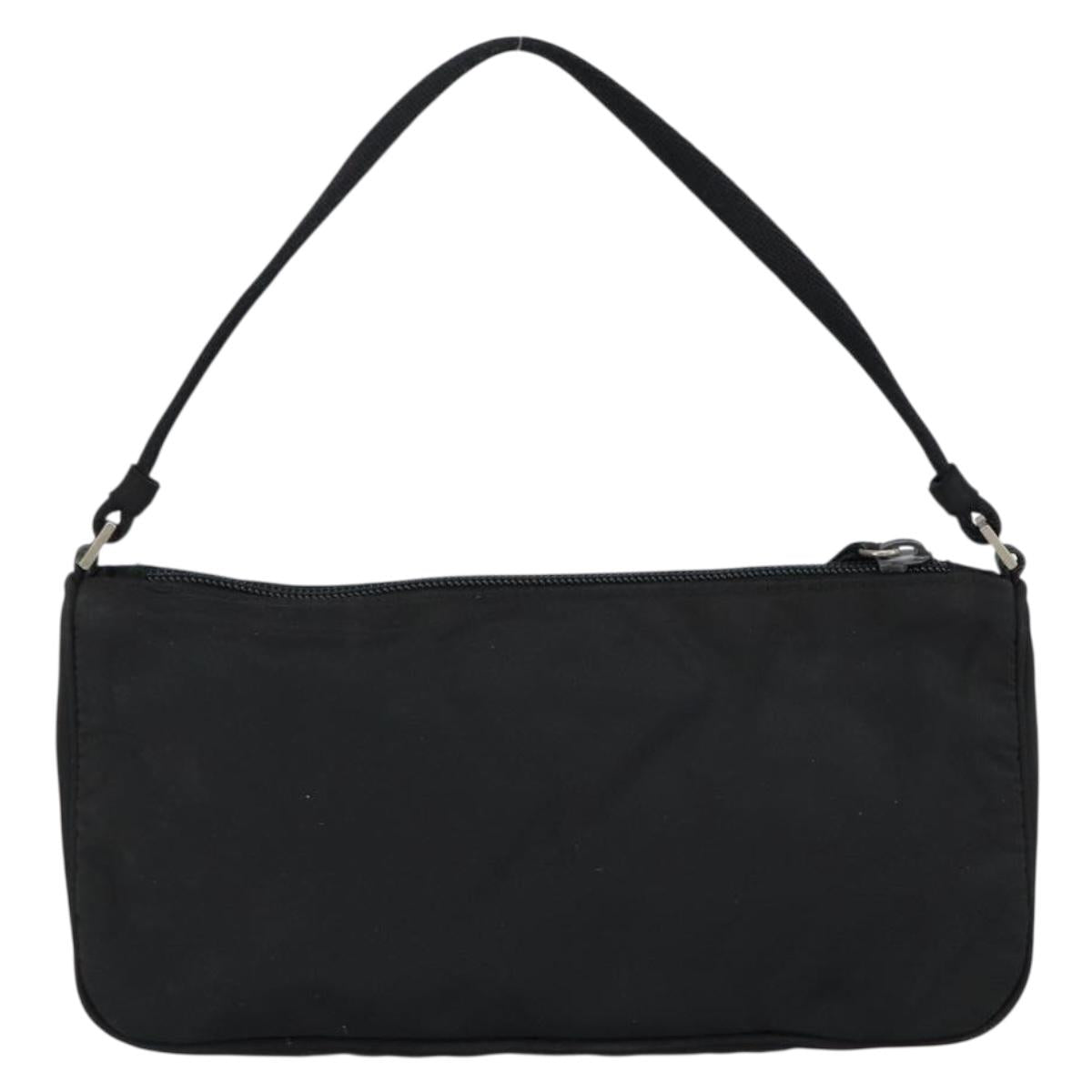#60 Prada Accessory Nylon Black Silver