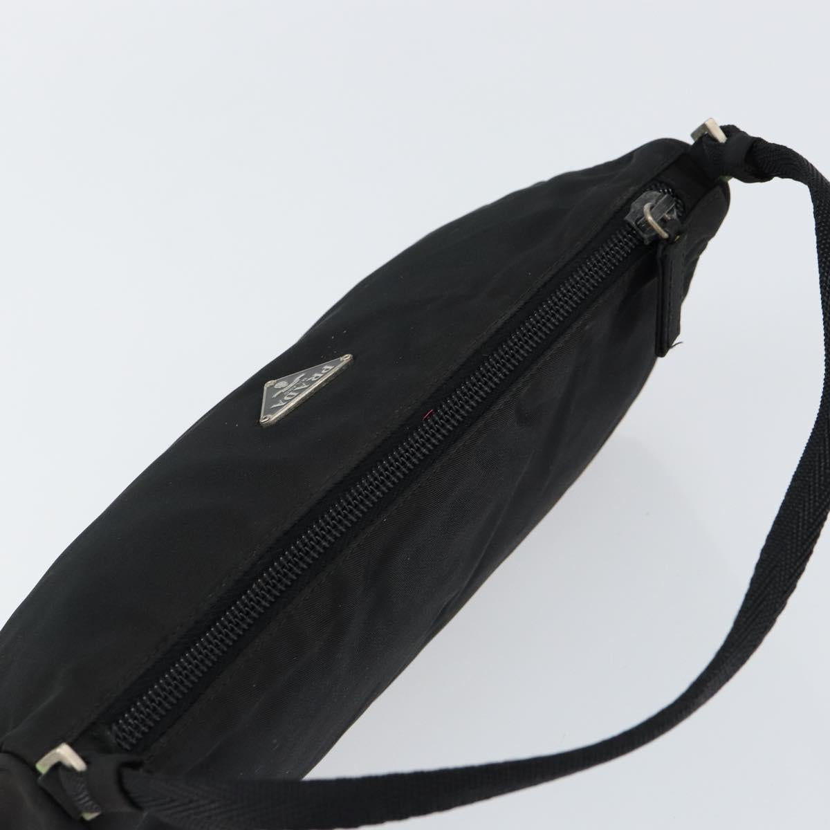#60 Prada Accessory Nylon Black Silver