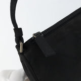 #60 Prada Accessory Nylon Black Silver
