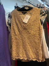 Beige lace top
