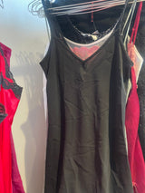 Black sheer slip dress