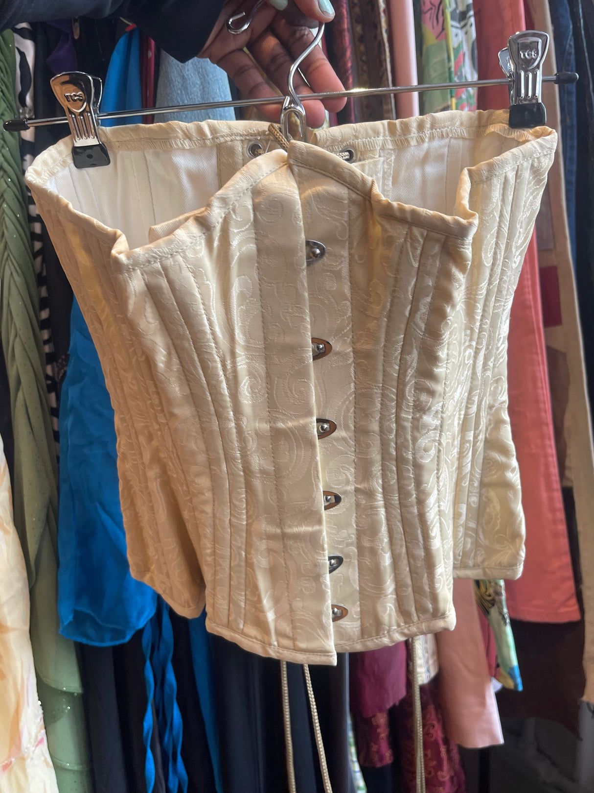 Beige corset top