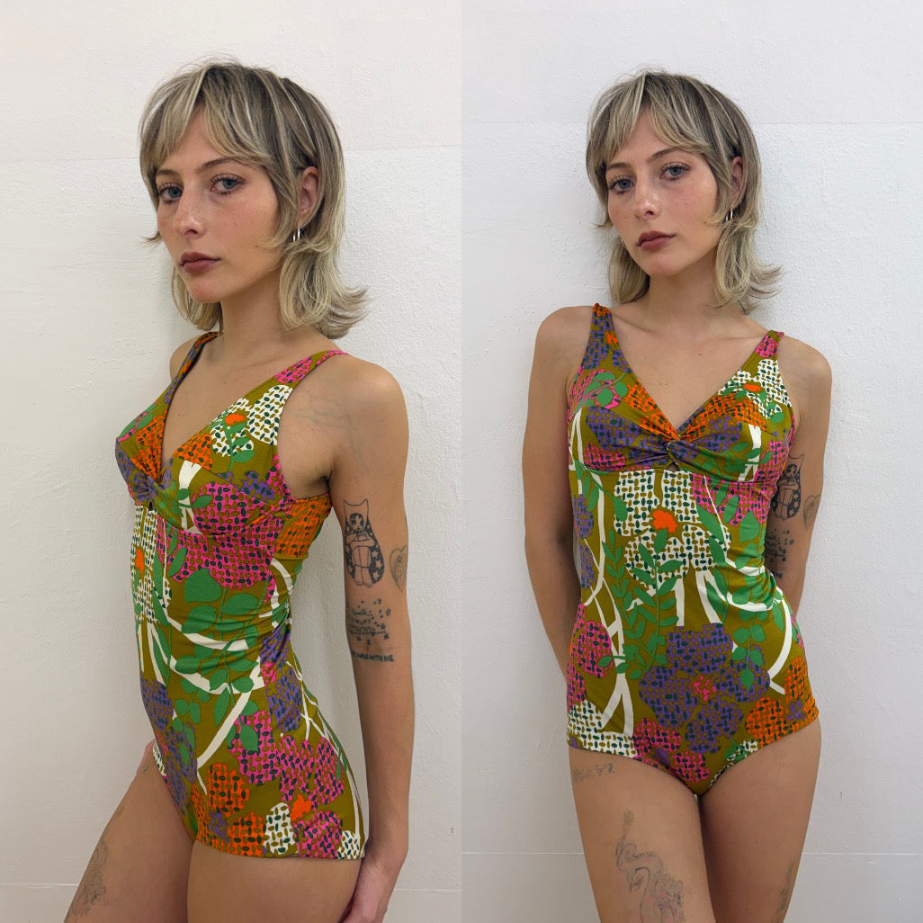 1960's E. Stewart 1 piece Bathing Suit