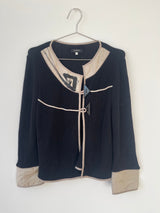Black knit sweater