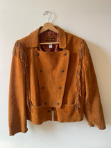 J&A Leathers suede fringe jacket