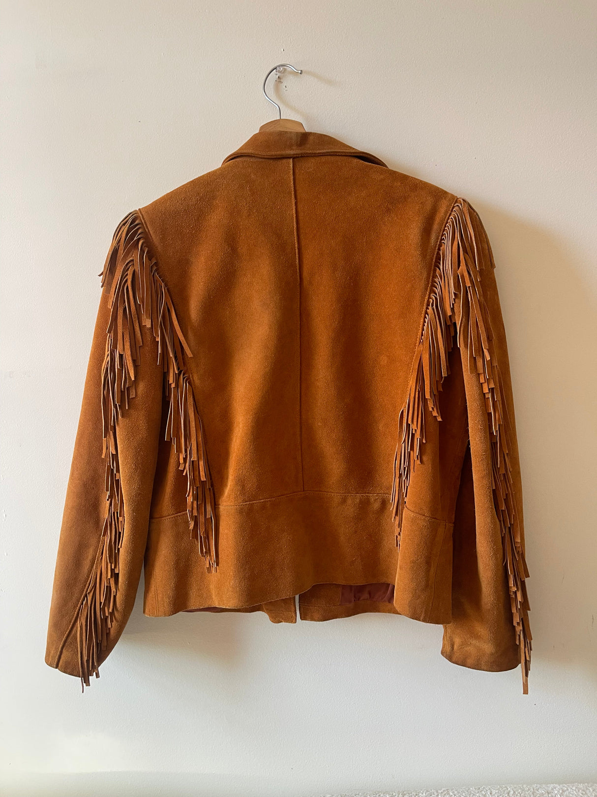 J&A Leathers suede fringe jacket
