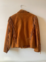 J&A Leathers suede fringe jacket