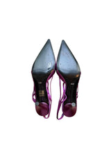 Escada purple satin heels (41)