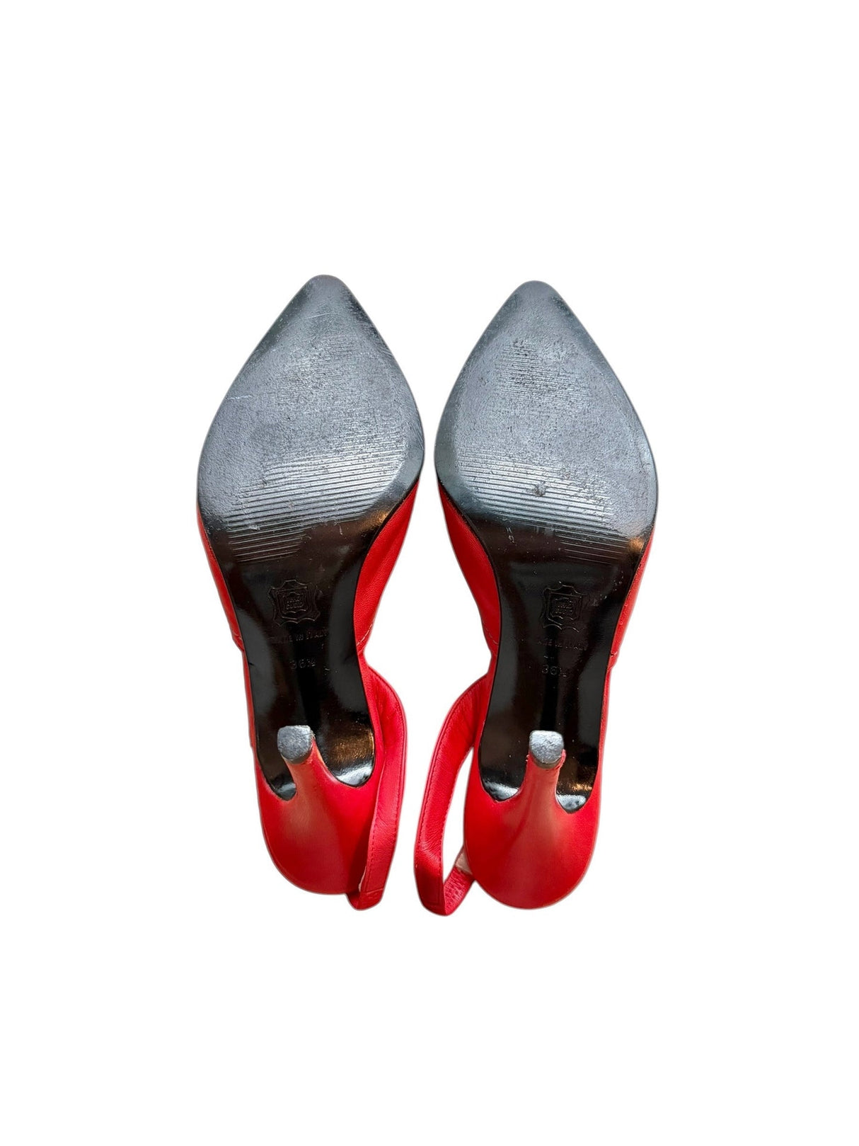 Gianni Versace red zipper heels (36.5)