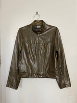 Green snakeskin jacket
