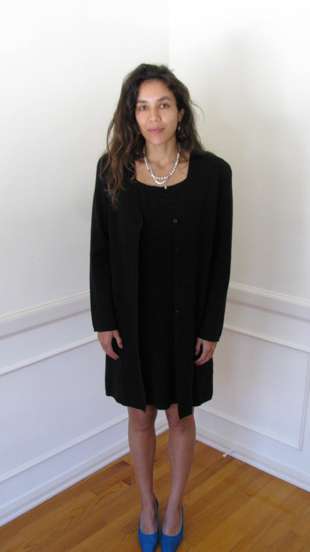 DKNY Knit Dress and Duster 2 Piece Set