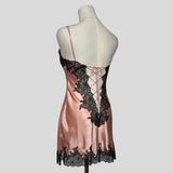 Lace up back slip
