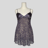 Leopard print babydoll slip