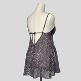 Leopard print babydoll slip