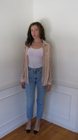 2000's D&G Mens Striped Button Down