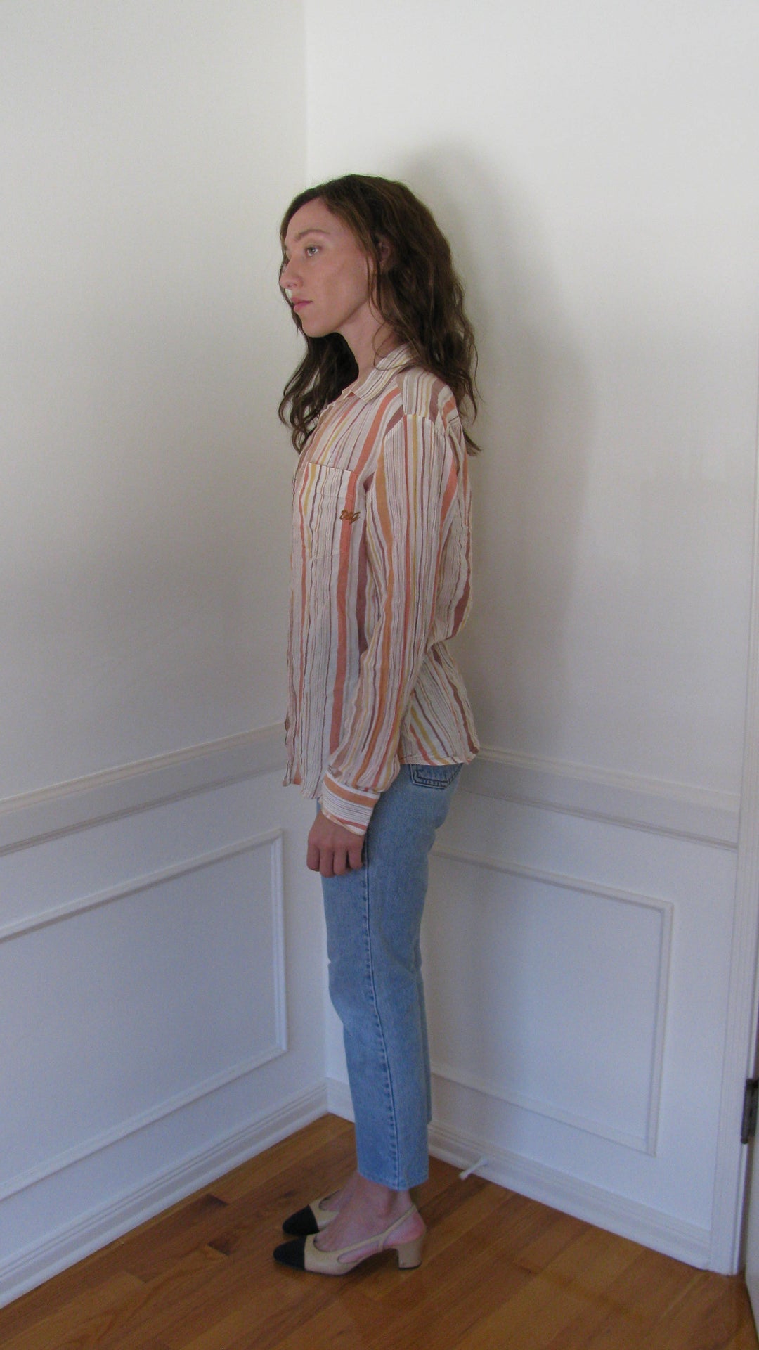 2000's D&G Mens Striped Button Down