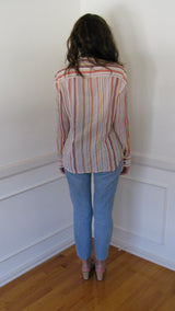 2000's D&G Mens Striped Button Down