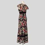 Cherry print midi dress