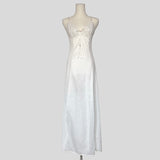 Dainty lace bust gown