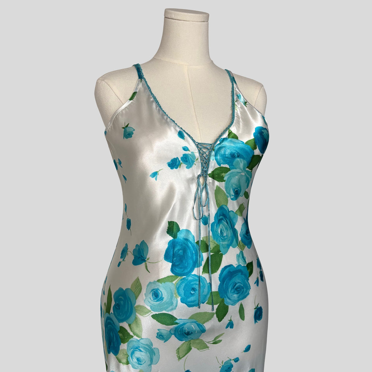 Bright floral midi slip