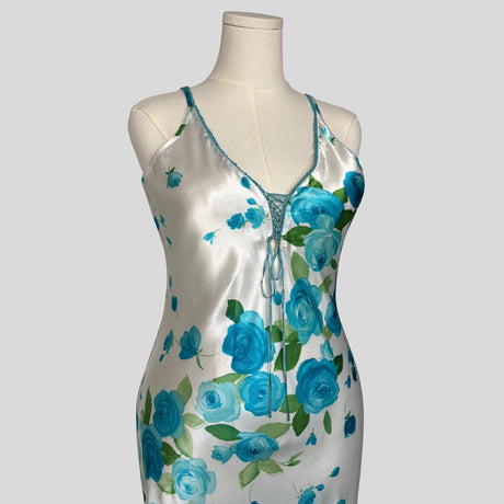 Bright floral midi slip