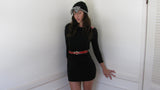 2000's Juicy Black Cashmere Dress