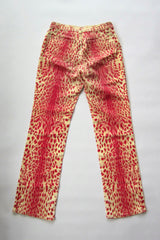 SS 2000 Archival Roberto Cavalli Pink Leopard Print Pants