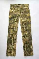 2000s Roberto Cavalli ‘Just Cavalli’ Python Print Pants