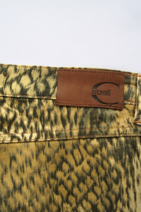 2000s Roberto Cavalli ‘Just Cavalli’ Python Print Pants
