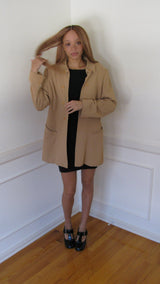2000's Emanuel Ungaro Tan Coat