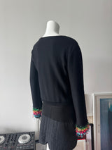 KENZO JEANS Black Sequin Sweater