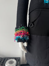 KENZO JEANS Black Sequin Sweater