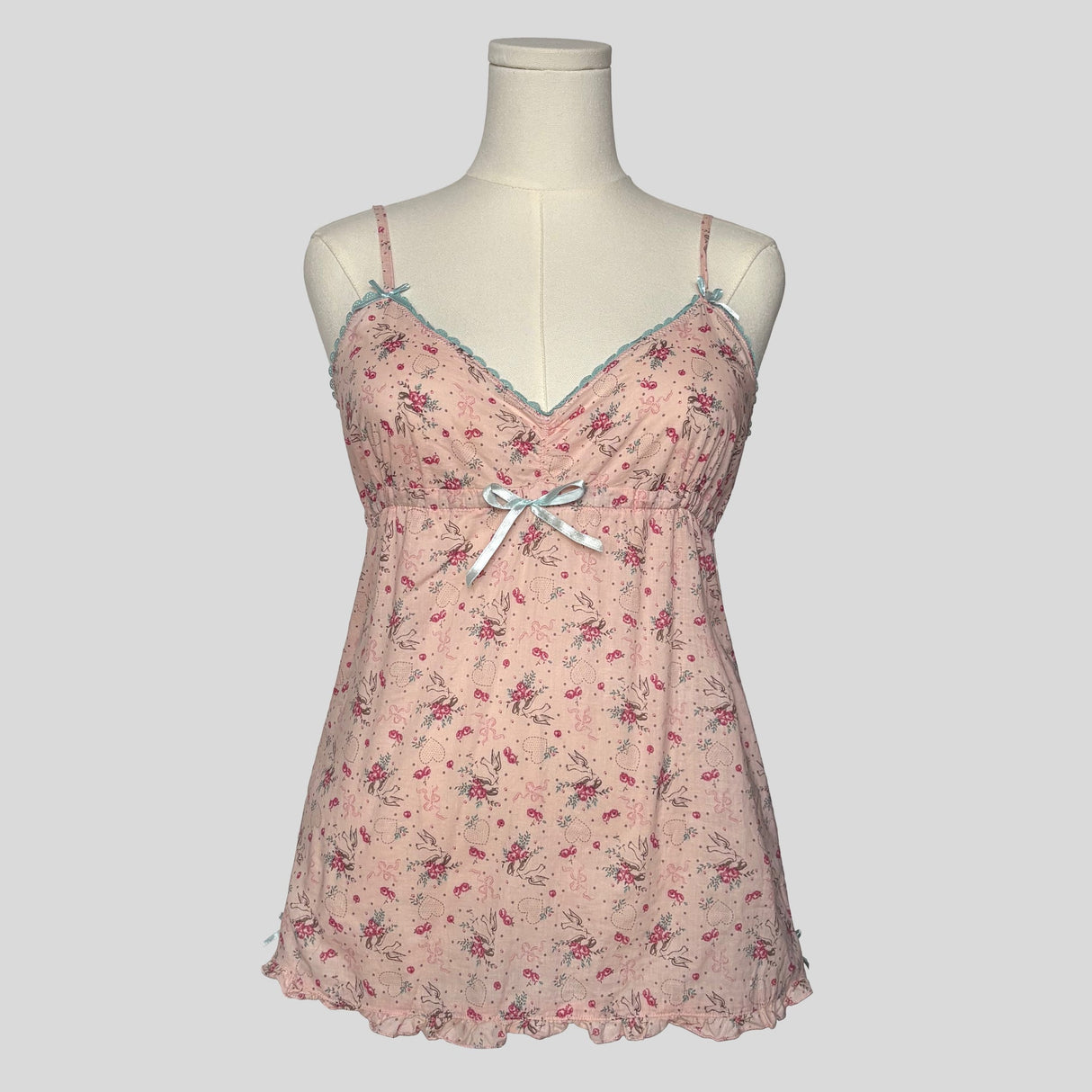 Love birds patterned cami