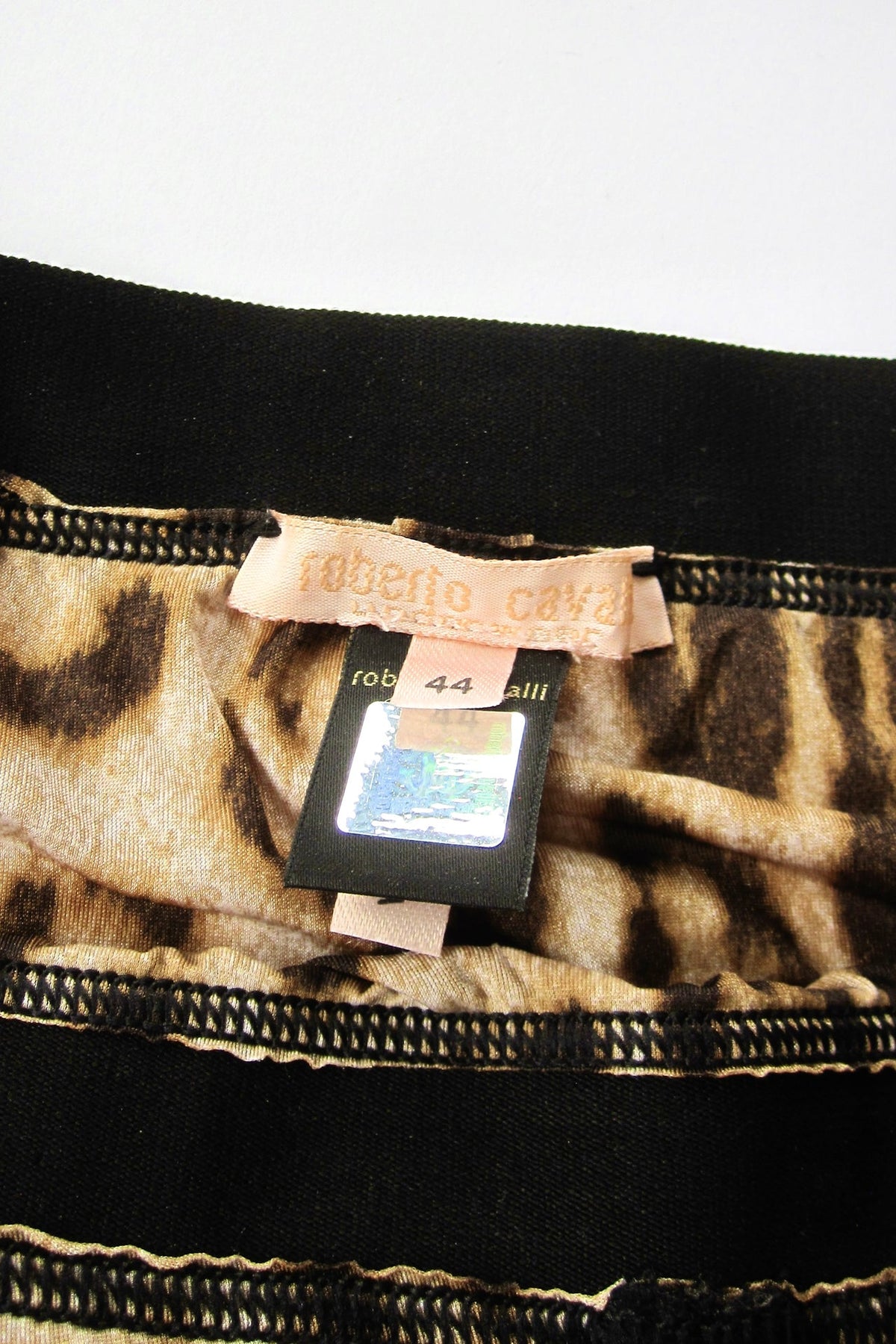2000s Roberto Cavalli Leopard Print Crystal Cami