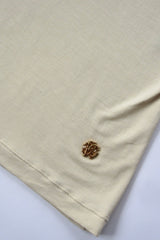 2000s Roberto Cavalli Beige Turtleneck Top