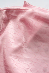 Roberto Cavalli ‘Just Cavalli’ Pink Satin Button Down Blouse