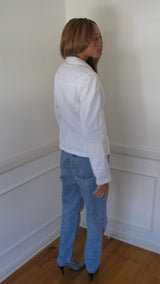 Armani Jeans White Blazer