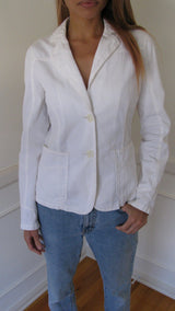 Armani Jeans White Blazer