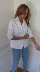 Armani Jeans White Blazer