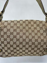 Gucci GG Canvas Tan Shoulder Bag