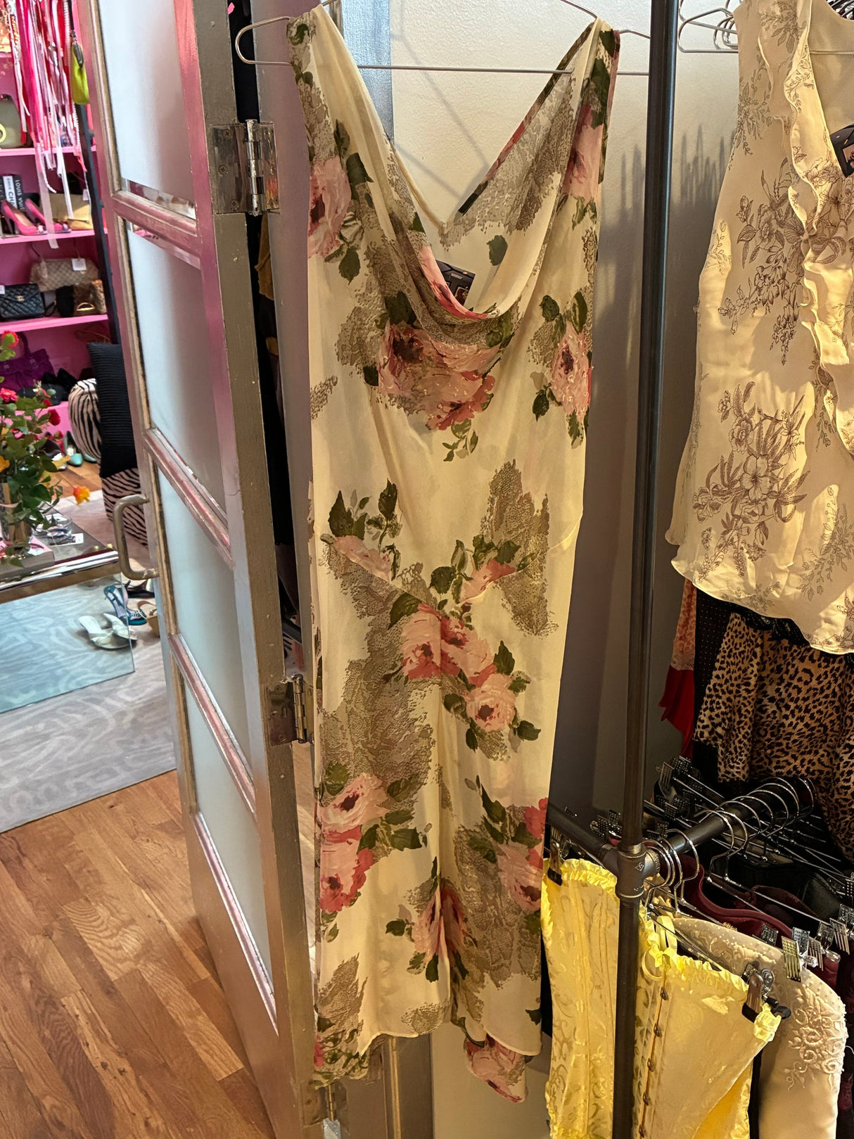floral fairy cow neck dress