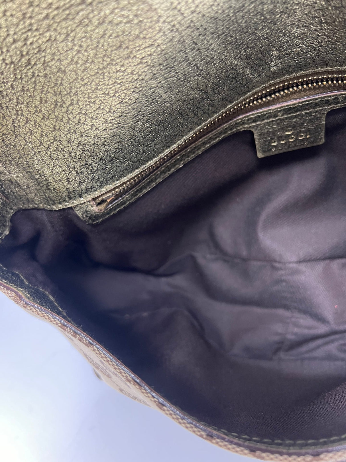 Gucci GG Canvas Tan Shoulder Bag