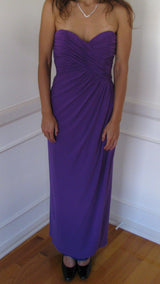 1980's Victor Costa Purple Gown