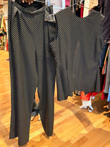 polka dot two-piece set