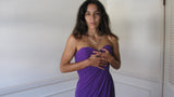 1980's Victor Costa Purple Gown