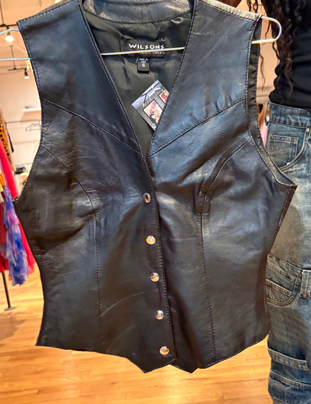 Wilson leather vest