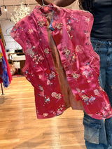 pink Asian inspired top