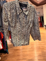 zebra print shirt