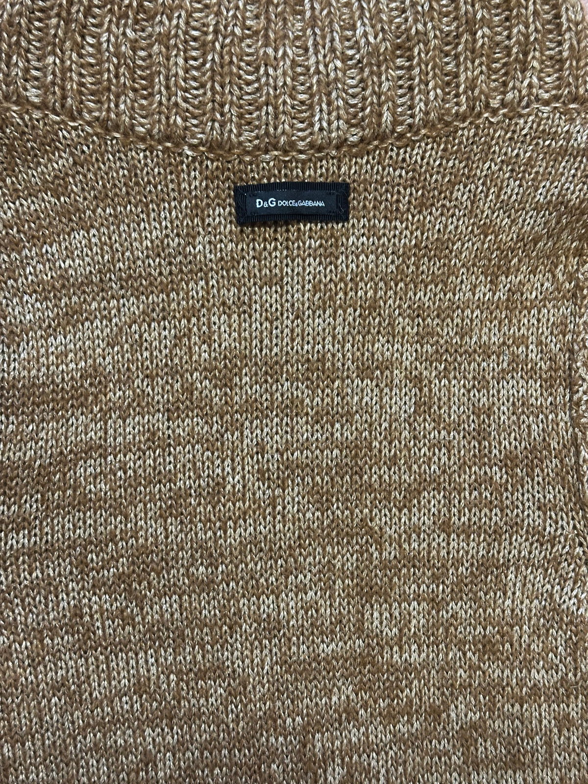 D&G Dolce & Gabbana Knit Zip-Up Cardigan